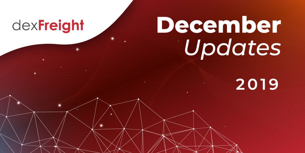 dexfreight updates december 2019